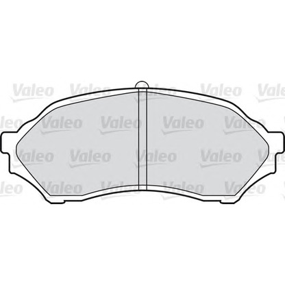 Photo Kit de plaquettes de frein, frein à disque VALEO 598548