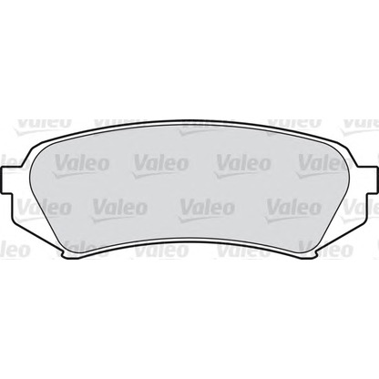 Photo Brake Pad Set, disc brake VALEO 598865