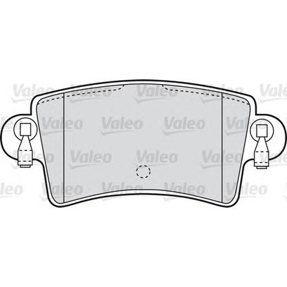 Photo Brake Pad Set, disc brake VALEO 598538