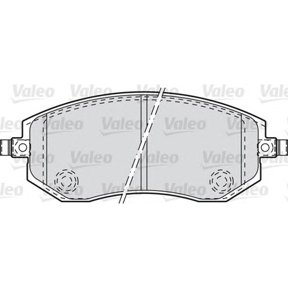 Photo Brake Pad Set, disc brake VALEO 598853