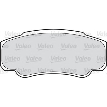 Photo Brake Pad Set, disc brake VALEO 598570