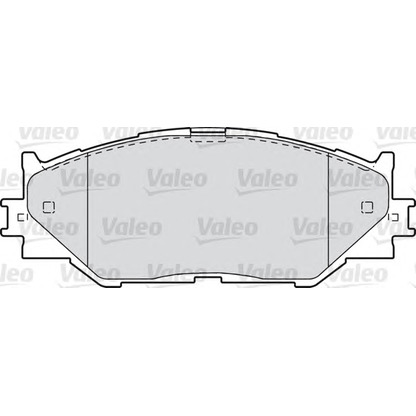 Фото Комплект тормозных колодок, дисковый тормоз VALEO 601035