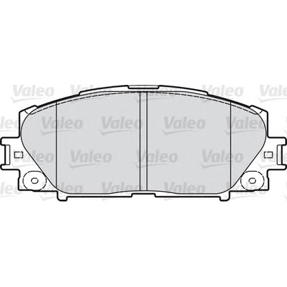 Photo Kit de plaquettes de frein, frein à disque VALEO 598896