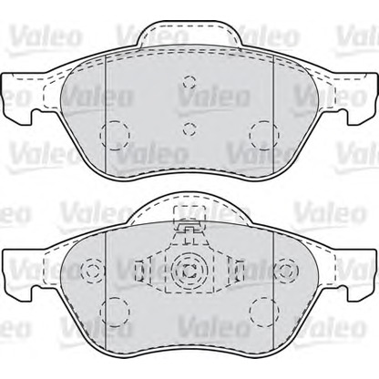 Foto Juego de pastillas de freno VALEO 601012