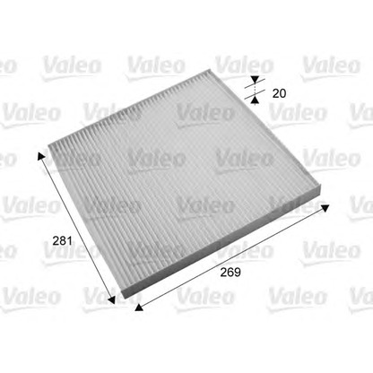 Photo Filter, interior air VALEO 715703