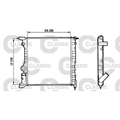 Foto Kühler, Motorkühlung VALEO 316656