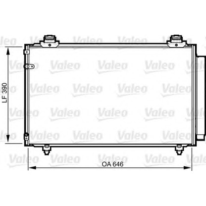 Photo Condenseur, climatisation VALEO 814211