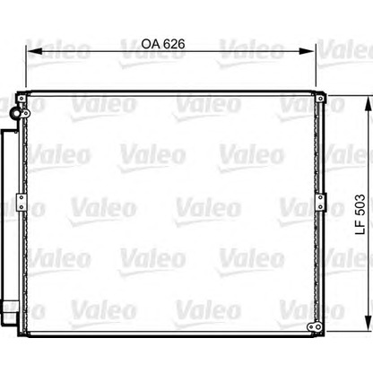 Фото Конденсатор, кондиционер VALEO 814236