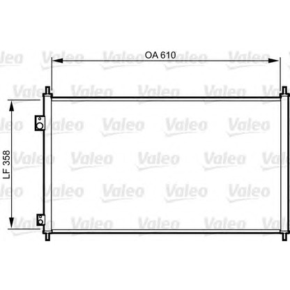 Photo Condenseur, climatisation VALEO 814243