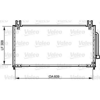 Photo Condenseur, climatisation VALEO 814257