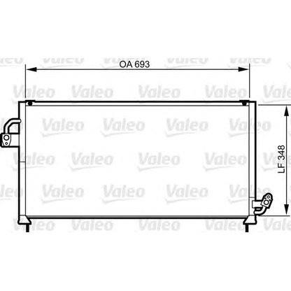 Foto Condensador, aire acondicionado VALEO 814268