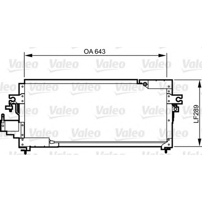 Foto Condensatore, Climatizzatore VALEO 814275