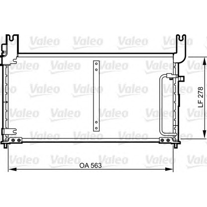 Photo Condenseur, climatisation VALEO 814305