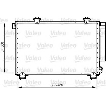 Foto Condensador, aire acondicionado VALEO 814307