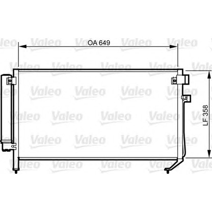 Photo Condenser, air conditioning VALEO 814312