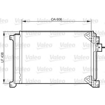 Фото Конденсатор, кондиционер VALEO 818985