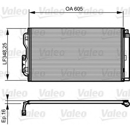 Photo Condenseur, climatisation VALEO 814190