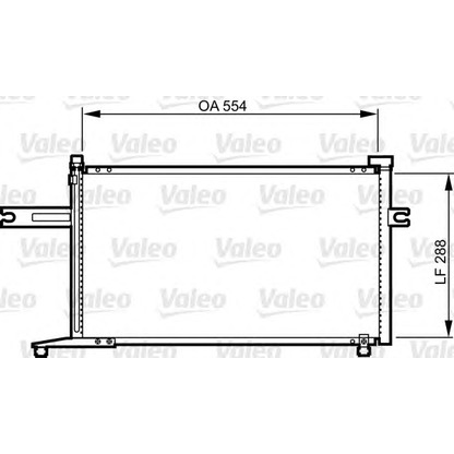 Foto Condensatore, Climatizzatore VALEO 814300