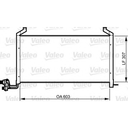 Photo Condenser, air conditioning VALEO 814317