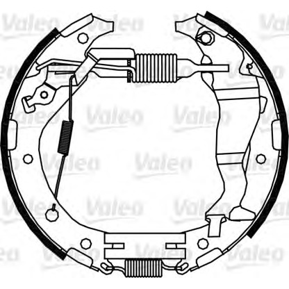 Photo Brake Shoe Set VALEO 554882