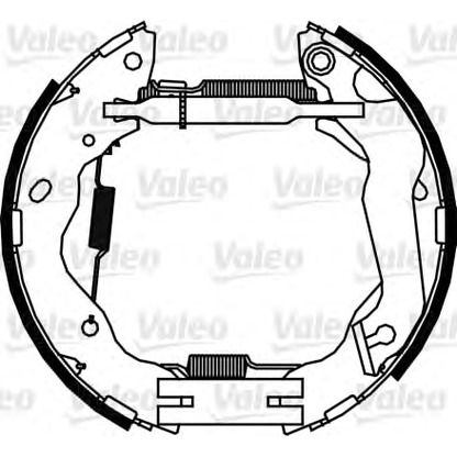 Photo Jeu de mâchoires de frein VALEO 554895