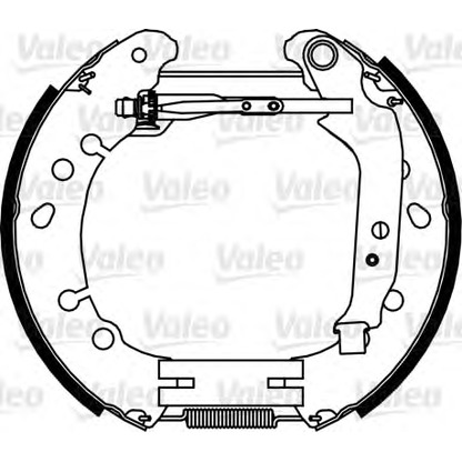 Photo Brake Shoe Set VALEO 554896