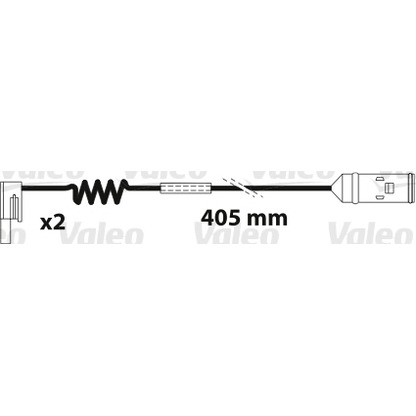 Photo Warning Contact, brake pad wear VALEO 882331