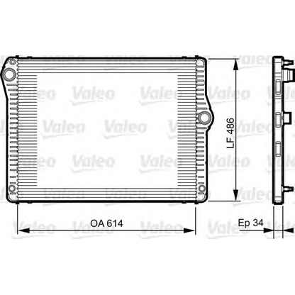 Zdjęcie Chłodnica, układ chłodzenia silnika VALEO 735278