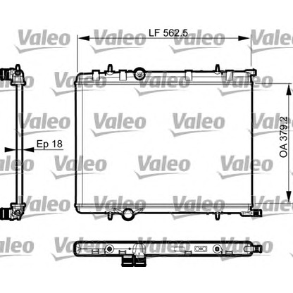 Foto Kühler, Motorkühlung VALEO 735496