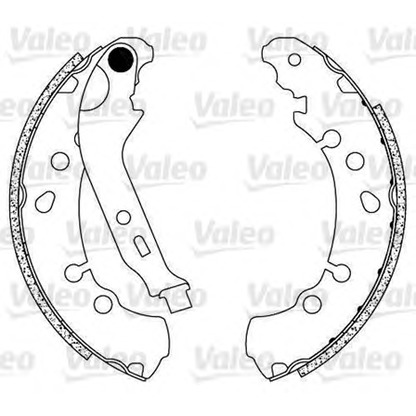 Photo Brake Shoe Set VALEO 564108