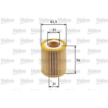 Photo Oil Filter VALEO 586510