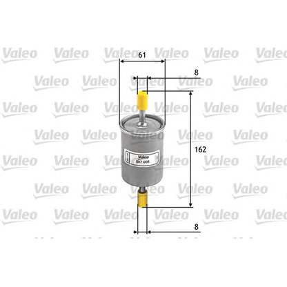 Foto Filtro carburante VALEO 587008