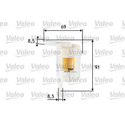 Photo Fuel filter VALEO 587048