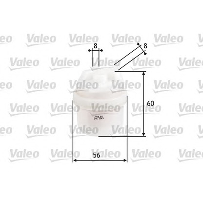 Photo Filtre à carburant VALEO 587049