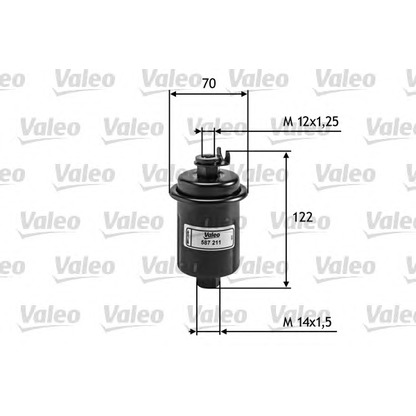 Foto Filtro carburante VALEO 587211