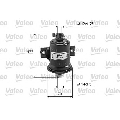 Foto Filtro combustible VALEO 587213