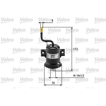 Foto Kraftstofffilter VALEO 587221