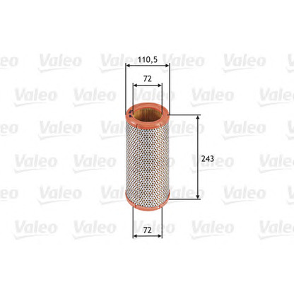 Фото Воздушный фильтр VALEO 585612