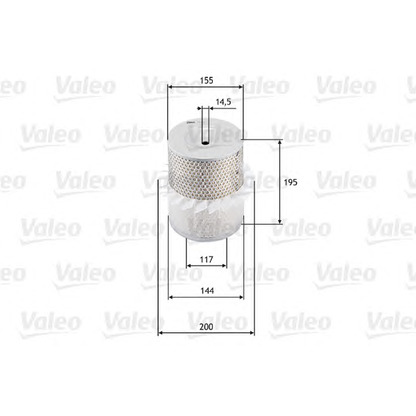 Zdjęcie Filtr powietrza VALEO 585638