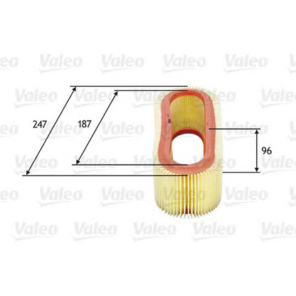 Foto Luftfilter VALEO 585643