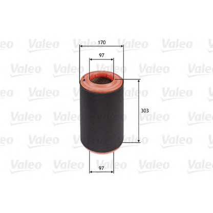 Photo Air Filter VALEO 585695