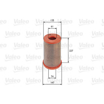 Photo Air Filter VALEO 585738