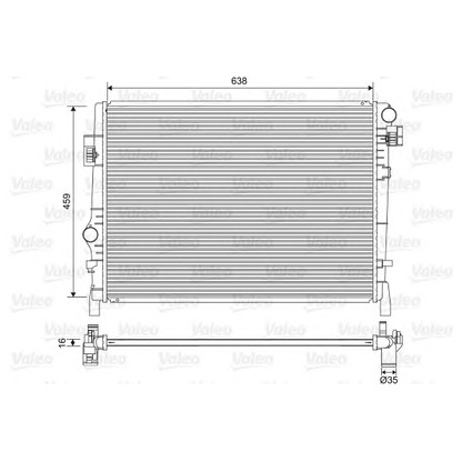 Photo Radiateur, refroidissement du moteur VALEO 701553