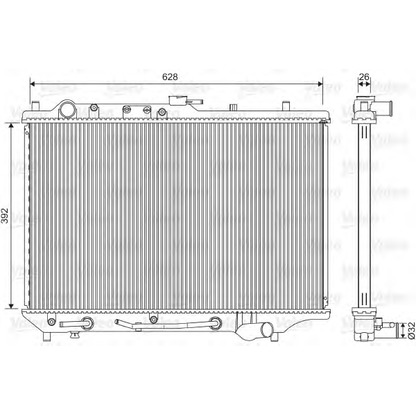 Foto Kühler, Motorkühlung VALEO 701550