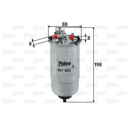 Photo Fuel filter VALEO 587502