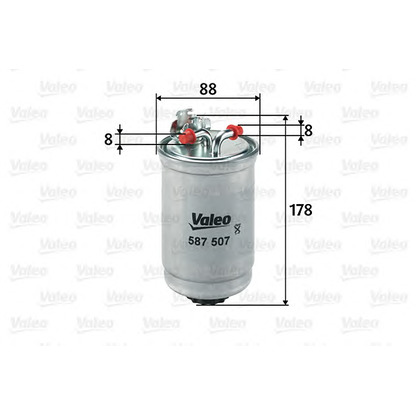 Photo Fuel filter VALEO 587507