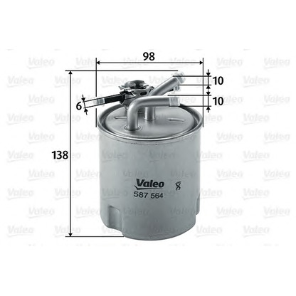 Photo Fuel filter VALEO 587564