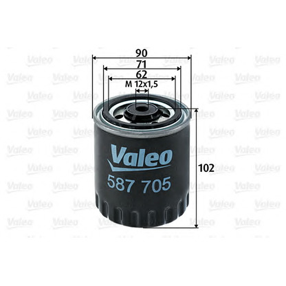 Foto Filtro combustible VALEO 587705