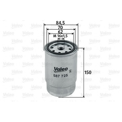 Photo Fuel filter VALEO 587725