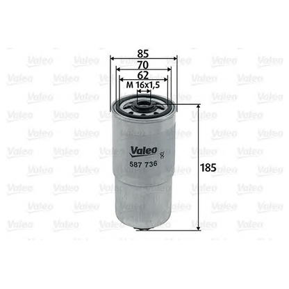 Foto Kraftstofffilter VALEO 587736